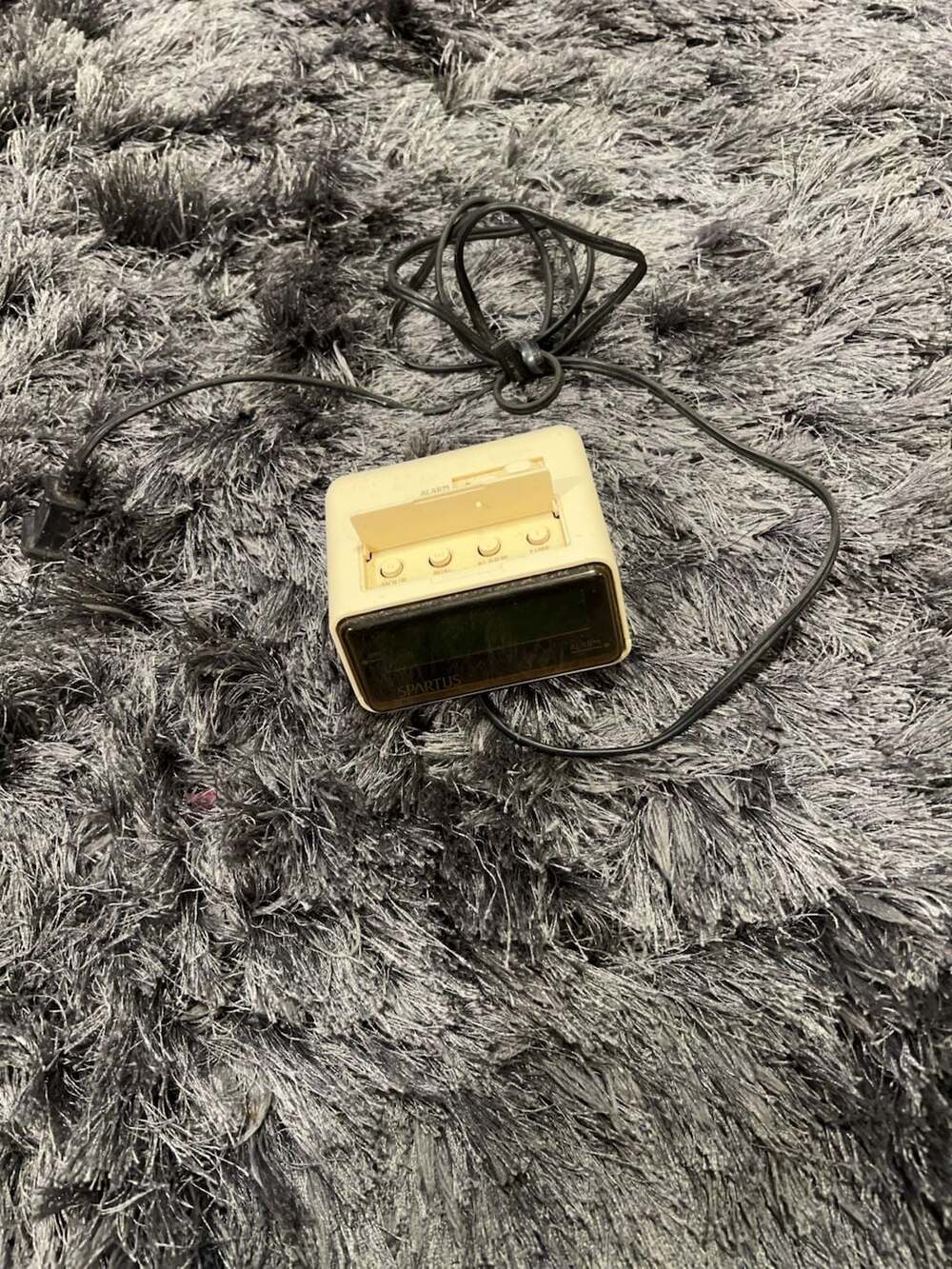 Vintage Spartus Digital Alarm Clock